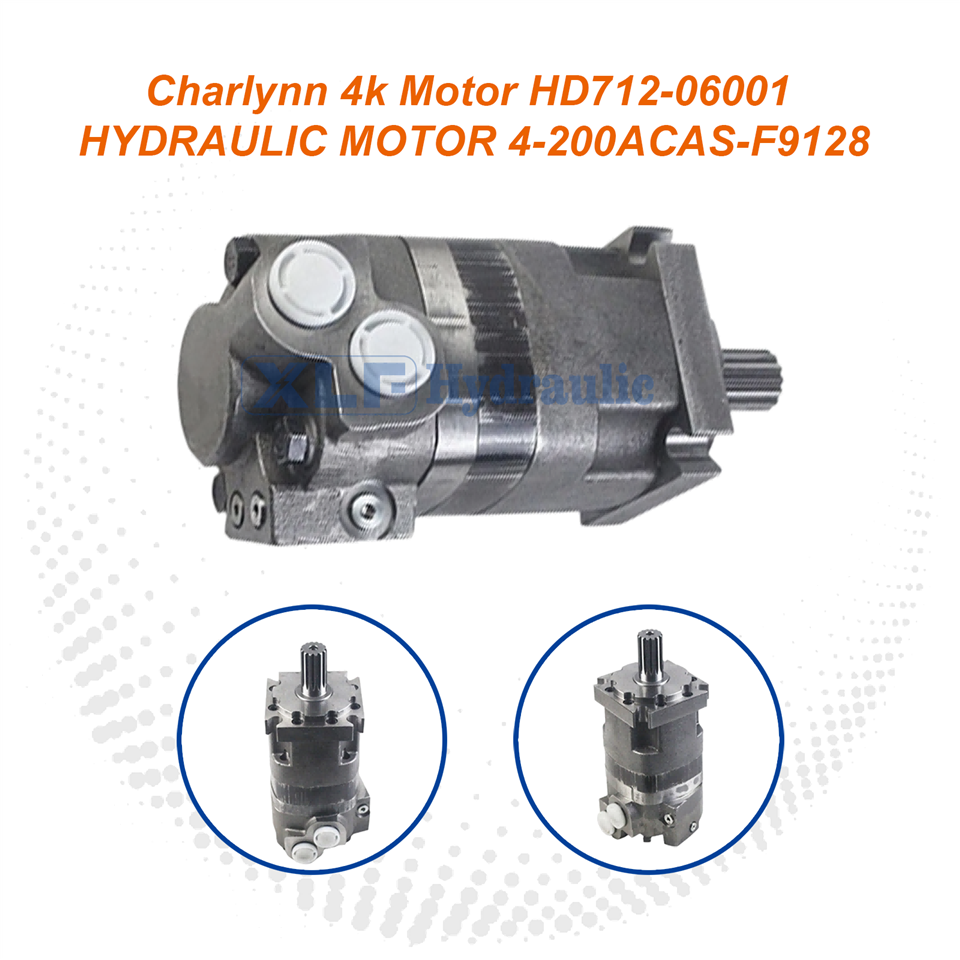 Charlynn 4k Motor HD712-06001 4-200ACAS-F9128 Hydraulic Motor