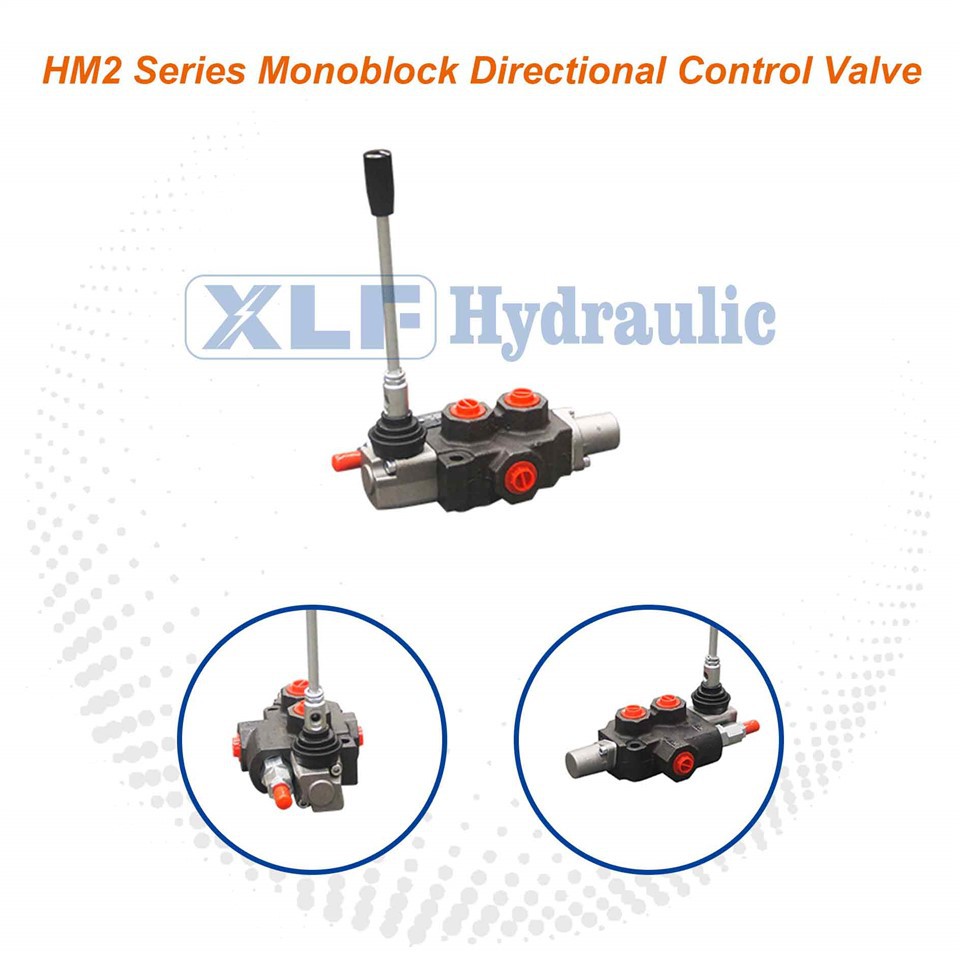 HM2 Series Monoblock Directional Hydraulic Metering Valve For Bulldozers