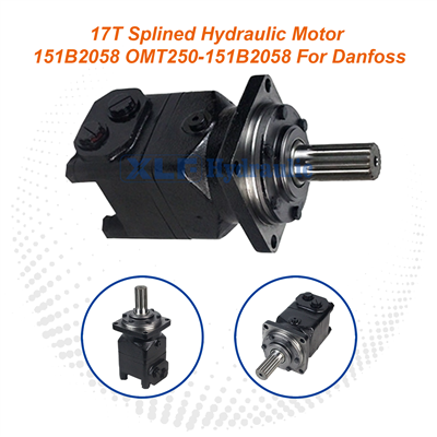 17T Splined Hydraulic Motor 151B2058 OMT250-151B2058 For Danfoss