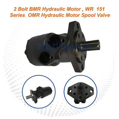 2 Bolt BMR Hydraulic Motor WR 151 Series OMR Hydraulic Motor Spool Valve