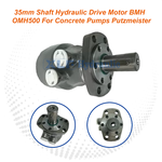 35mm Shaft Hydraulic Drive Motor BMH/OMH500 For Concrete Pumps Putzmeister