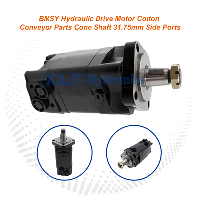 BMSY Hydraulic Drive Motor For Cotton Conveyors – 31.75mm Cone Shaft Side Ports