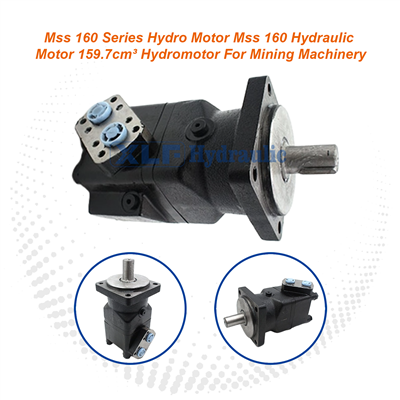 Parker TK0250 Heavy Duty High Torque Hydraulic Motor | 1-1/4"Key Straight Shaft 3/4" Side Ports