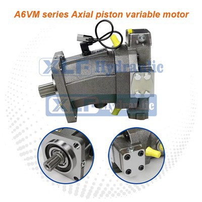 Rexroth A6VM Series 63 Axial Piston Air Motor for Bulldozers
