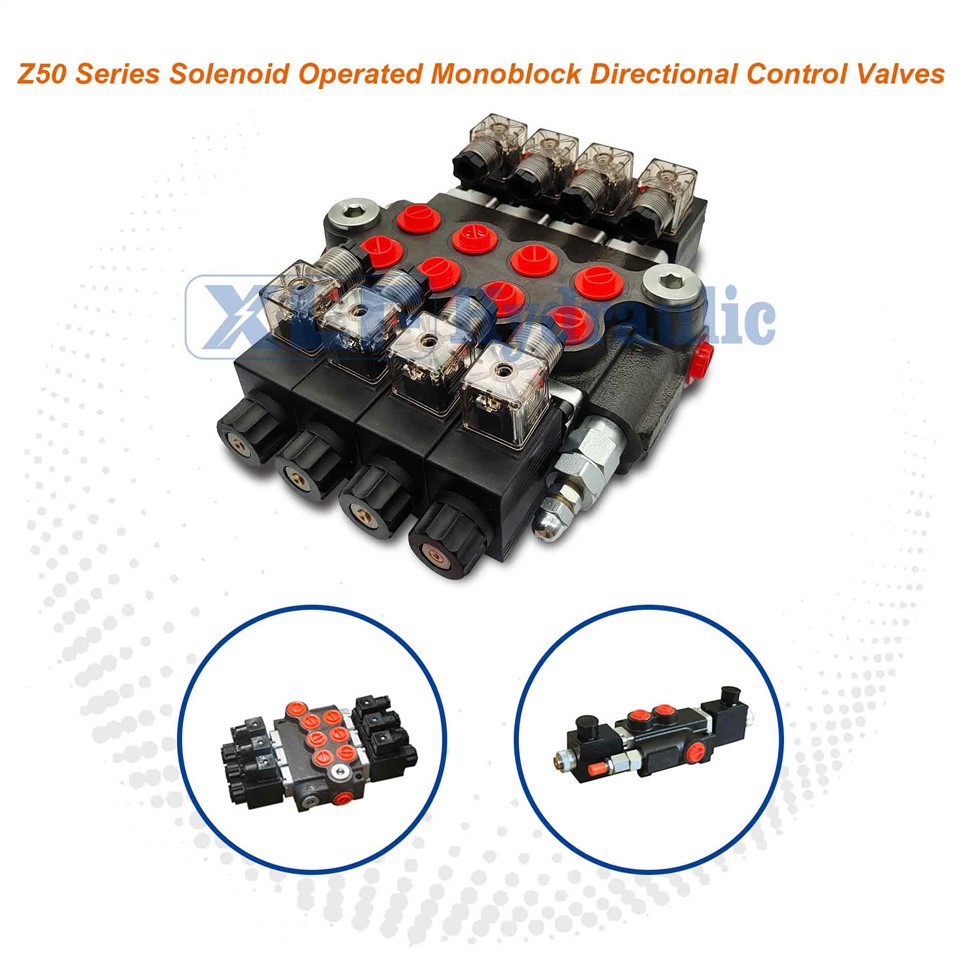 Z50 Series Hydraulic Solenoid Operated Monoblock Hydraulic Directional Control Valve